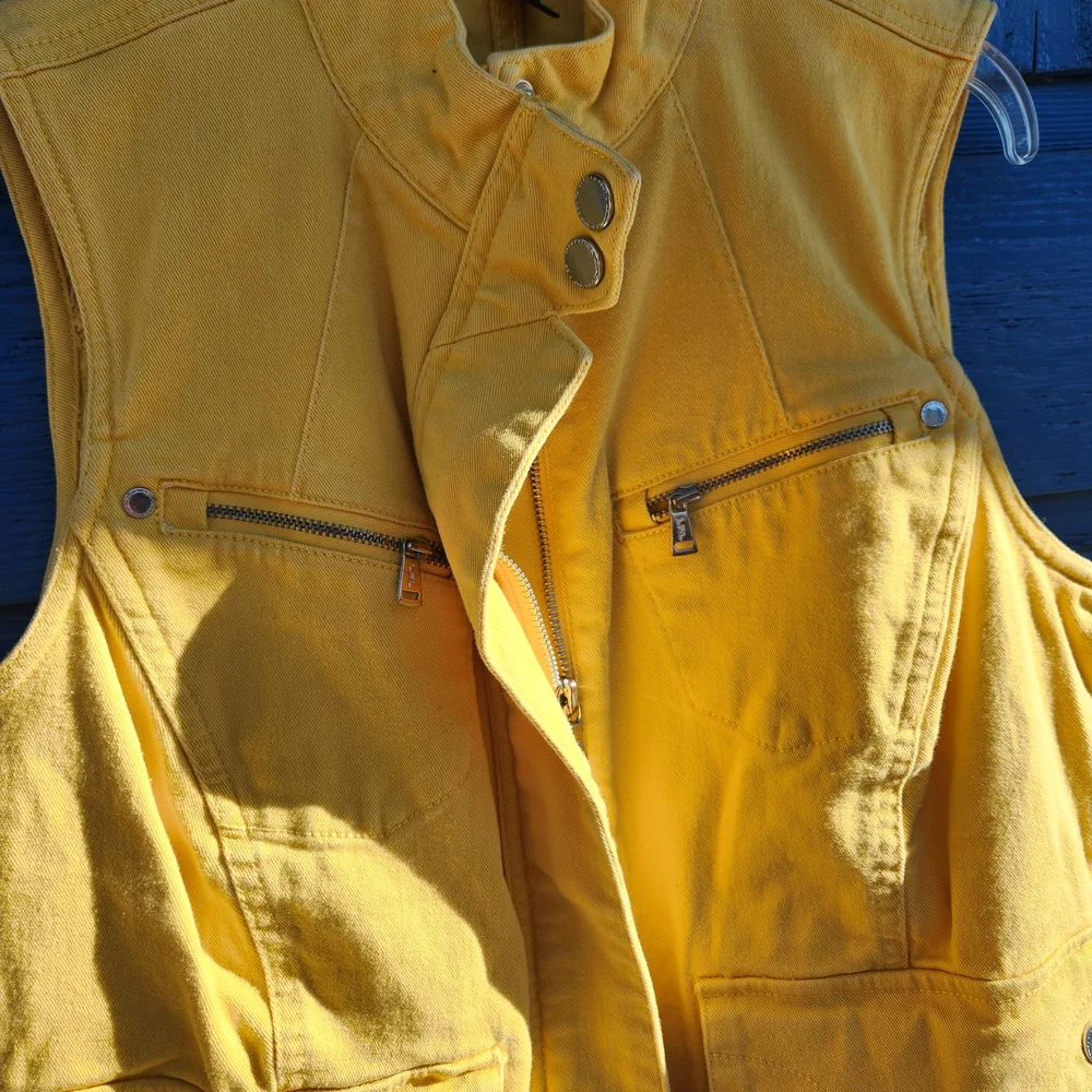 Ralph Lauren Yellow Women's Vest - Picture 2 of 8